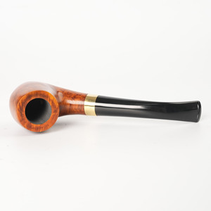 Muxiang Briar Wood Smoking Pipe Bent Type 3mm Smoke Channel Men's Tobacco Pipe - Product Image 2