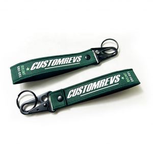 High Quality <b>Custom</b> Logo Full Color Printed Hand Wrist Short Strap Keychain <b>Key</b> Chain With Eagle Mouth Buckle - Product Image 3