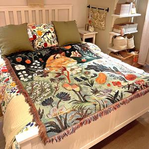 <span class=keywords><strong>Tapisserie</strong></span> d'art style INS et peinture à l'huile, couverture tricotée pour canapé, tapis, décoration murale - Product Image 6