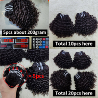 LetsFly Offre en Gros de Lots de Cheveux Humains Bouclés Crépus 9A, Mélange Brun, Extensions de Cheveux Brésiliens, Fournisseur de Cheveux, Livraison Gratuite