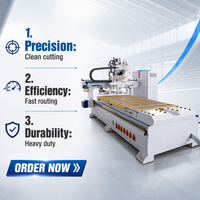 Routeur CNC avec pré-démarrage en 0 seconde, entraînement par crémaillère et réducteur Shinpo japonais, et moteurs de 6 kW pour la découpe de panneaux MDF