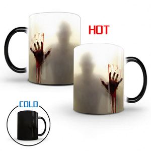 Factory Wholesale Ceramic Mug Sublimation 11oz Mug Color Changing Magic Mugs Custom Sublimation Cup with Custom Logo - Product Image 4