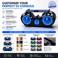 Écran de scène DJ LED pliable avec effets d'animation RVB, numérique portable pour performance DJ mobile en festival