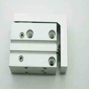 กระบอกสูบสไลด์โบเตส 6X10X15X20X25X30X40X50X60X70X80X90 อลูมิเนียมนิวเมติกมาตรฐาน - Product Image 1