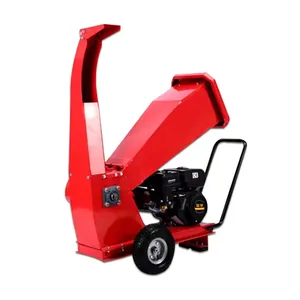 Mini Garden Forestry Use Gasoline Engine Drum Wood Chipping Shredder Chipper Machine