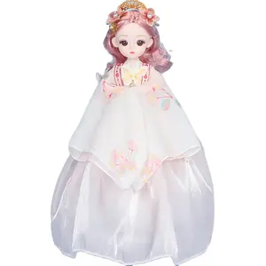 新しい32 cmガーゼドレス人形イエード音楽人形女の子誕生日プレゼント子供のおもちゃ卸売