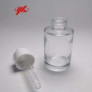 ขวดแก้วทรงแบนขนาด 20 มล., 30 มล., 40 มล. พร้อมหลอดหยด - Product Image 3