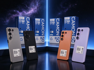 โทรศัพท์มือถือรุ่นใหม่ Camon 50 Pro ปี 2026 เวอร์ชัน Global ดีไซน์ทันสมัย ตัวเครื่องบางเฉียบ ปลดล็อคด้วยใบหน้าได้เต็มรูปแบบ - Product Image 3