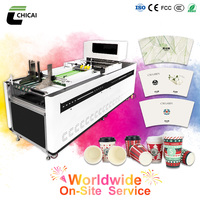 Impresora de Inyección de Tinta Chicai Nueva, de Una Sola Pasada, Digital, de Alta Eficiencia, Automática, para Cajas de Pizza de Cartón Corrugado y Bolsas de Papel, Color CMYK