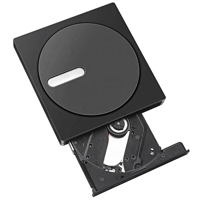 USB-A/C Portable External Blu-ray Reader/Burner Drive DVD-RW CD-RW BD Burner for Laptop or Desktop
