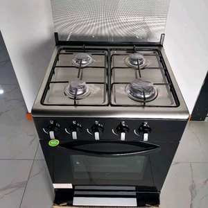 Estufa de gas de 4 quemadores con horno de gas, 50 cm de ancho, cocina vertical integrada para uso doméstico y exportación. - Product Image 1