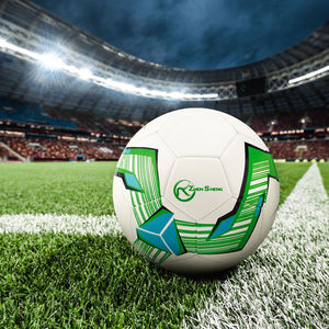 Zhensheng fábrica logotipo personalizado buena retención de aire entrenamiento pelota de fútbol goma butilo vejiga balones de fútbol - Product Image 1