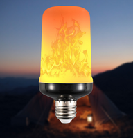 Ampoule à Flamme LED E27 E26 B22, Décoration de Noël, Lampes Simulant un Feu Scintillant pour Jardin, Église, Ambiance Festive