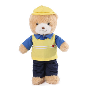 Peluche uniformée d'ours en peluche pompier, infirmière, docteur, jouet en peluche pour jeu <span class=keywords><strong>de</strong></span> rôle, poupée personnalisable avec logo, vente en gros, cadeau <span class=keywords><strong>de</strong></span> remerciement pour le personnel - Product Image 2