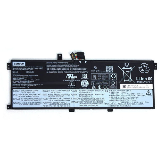 Internal Laptop Battery 5B11H56423 46Wh 4-Cell Li-Polymer for Lenovo ThinkPad L13 L13 Yoga