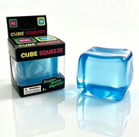 Jouet anti-stress populaire, portable, mignon, de poche, en forme de cube carré, pour la décoration de bureau