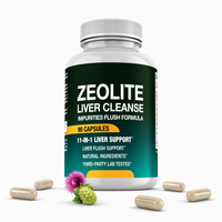 Herborigen OEM Capsules de soutien hépatique 11-en-1 avec zéolite et ingrédients naturels à base de plantes pour le bien-être du foie