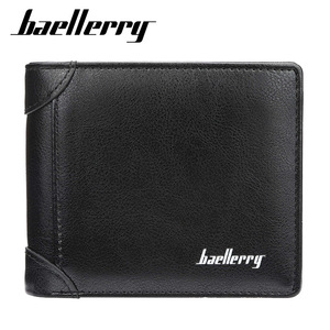 กระเป๋าสตางค์ผู้ชายแบบสามพับ Baellerry หนังวินเทจ ใส่บัตรได้หลายใบ เหมาะสำหรับใช้ในชีวิตประจำวัน - Product Image 5