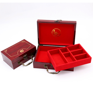 Boîtes à bijoux rectangulaires <span class=keywords><strong>en</strong></span> <span class=keywords><strong>bois</strong></span> MDF laqué de luxe, personnalisées <span class=keywords><strong>en</strong></span> gros, faites à la main, possibilité de <span class=keywords><strong>fabrication</strong></span> d'échantillons - Product Image 1