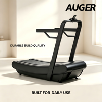 Caminadora Manual Curva Comercial, Sin Motor, Autoalimentada, con Pantalla LCD para Entrenamiento de HIIT y Sprint