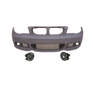 Pare-chocs avant BMW Série 1 E87 avec feux antibrouillard et calandre, pièces de modification modèle 07-11 - Product Image 1
