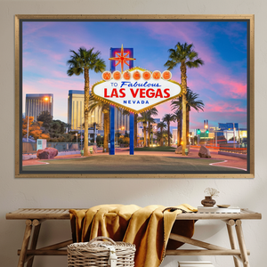 Printed <b>Canvas</b> Artwork: Elegant Landscape for Modern Decor,GOLD <b>FRAMED</b> <b>CANVAS</b> - Product Image 3