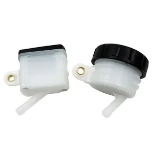 범용 오토바이 발 리어 브레이크 마스터 실린더 탱크 오일 유체 병 저수지 오토바이 부품 - Product Image 1