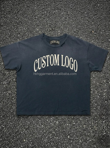 T-shirt en coton léger pour homme, effet soleil délavé, logo personnalisé, style vintage, effet usé, t-shirt en coton pour homme - Product Image 3