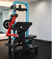Machine de musculation commerciale de haute qualité à charges guidées pour biceps et triceps, avec système de sécurité, pour clubs de fitness