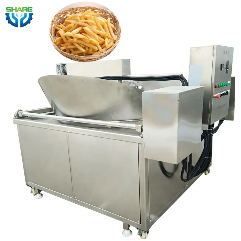 Frieten Gas Friteuse Machine Gebakken Kip Machine