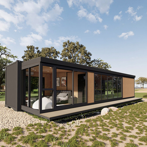 Sang trọng 40ft prefab tiểu nhà lưu trữ container cho nhà hội thảo Trang Trại khách sạn văn phòng-Linh hoạt giải pháp lưu trữ - Product Image 1