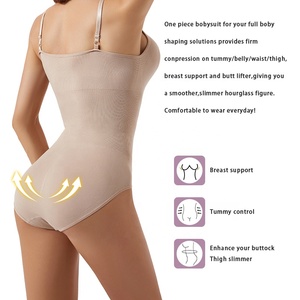 Bán Buôn Cộng Với Kích Thước Bodysuit Tummy Kiểm Soát Cơ Thể Shaper Liền Mạch Điêu Khắc Snatched Eo Cơ Thể Phù Hợp Với Faja Shaplass Cho Phụ Nữ - Product Image 4