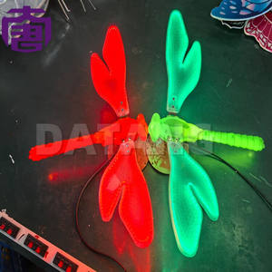 Lámpara LED Dinámica con Diseño de Libélula, Luces Decorativas 3D para Patios y Caminos Exteriores, IP65, Decoración para el Hogar en Navidad y Halloween - Product Image 4