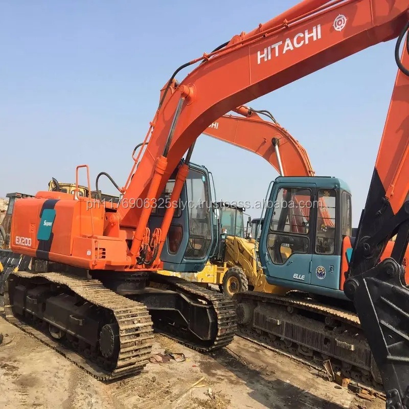 Asli Hitachi Ex200-2 Excavator Digunakan Hitachi Excavator Harga 200 HItachi EX200-1/200-2/200-3 untuk Dijual
