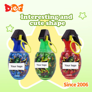 Caramelos al por mayor etiqueta privada personalizada <span class=keywords><strong>granada</strong></span> de mano en forma de spray agrio caramelo líquido venta directa de fábrica niños caramelo juguete OEM - Product Image 2
