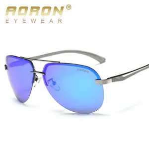 Aoron Brand Night Vision Polarized Trendy Sunglasses Men's Sun Glasses