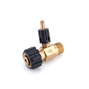 Conector de latón para lavadora a presión Mingou, válvula de presión ajustable para lavado de autos y desengrasado 8.081.021B - Product Image 3