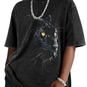 Men's Oversized Graphic T-shirts 100% Cotton Crewneck Knitted Regular Fit Short Sleeve 3D Pattern Quick Dry Breathable Casual - Product Image 5