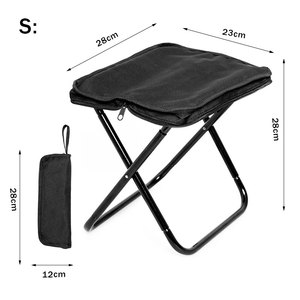 Wholesale Portable Oxford Chair <strong>Stool</strong> <strong>Folding</strong> for Outdoor Camping - Product Image 3