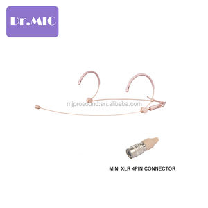 Micrófono de <span class=keywords><strong>auriculares</strong></span> profesional sobre la oreja para una comunicación clara Micrófono de <span class=keywords><strong>auriculares</strong></span> Boom ajustable con tipo Audio-Technica - Product Image 2