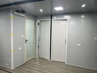 Maison extensible de 20 pieds et 40 pieds utilisée comme bureau à domicile, conteneur habitable, maison en boîte extensible avec salle de bain et cuisine intégrées
