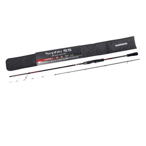 Caña de pescar Sephia Ss Metal Sutte Squid, de acero inoxidable, con guías, para señuelos, para camarones, pesca en océano, río y lago. - Product Image 2