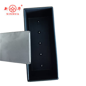 حجم مخصص غير لاصق مقلاة رغيف خبز مضلع مقلاة كعكة مخدد نخب مع غطاء - Product Image 3