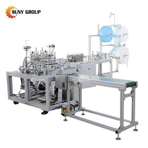 Mesin Pembuat Masker Wajah Medis Sekali Pakai 1 + 1 Jalur Produksi Masker dari Cina - Product Image 2