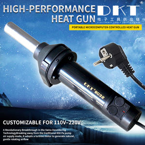 Pistolet thermique portable contrôlé par micro-ordinateur DKT 8032/8032S, outil de retravaillage SMD professionnel DKT pour la réparation électronique - Product Image 4