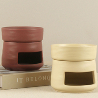 Diffuseur d'arômes en céramique de style moderne, brûleur durable en céramique pour huiles essentielles, chauffe-cire pour faire fondre les pots de bougies de parfum d'encens