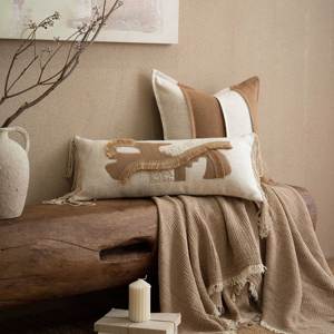 Yuanhee Wabi-Sabi Handmade Trang Trí Nội Thất Gối Đệm Cho Các Khách Sạn Mô Hình Gối Đệm Bìa - Product Image 4