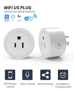 SIXWGH Cozylife Smart Home adattatore presa <span class=keywords><strong>WiFi</strong></span> 10A US Plug Google Home/Alexa telecomando Timer ABS presa a muro 16A NFC - Product Image 2