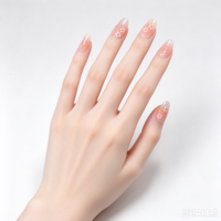Nouvelles 16 bandes d'autocollants pour ongles imperméables, motifs papillons, étoiles, floraux, cœurs brillants, strass 3D, décorations pour ongles