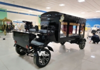 Carroza Fúnebre Eléctrica con Certificación CE, Estilo Clásico Retro para Transporte de Ataúdes